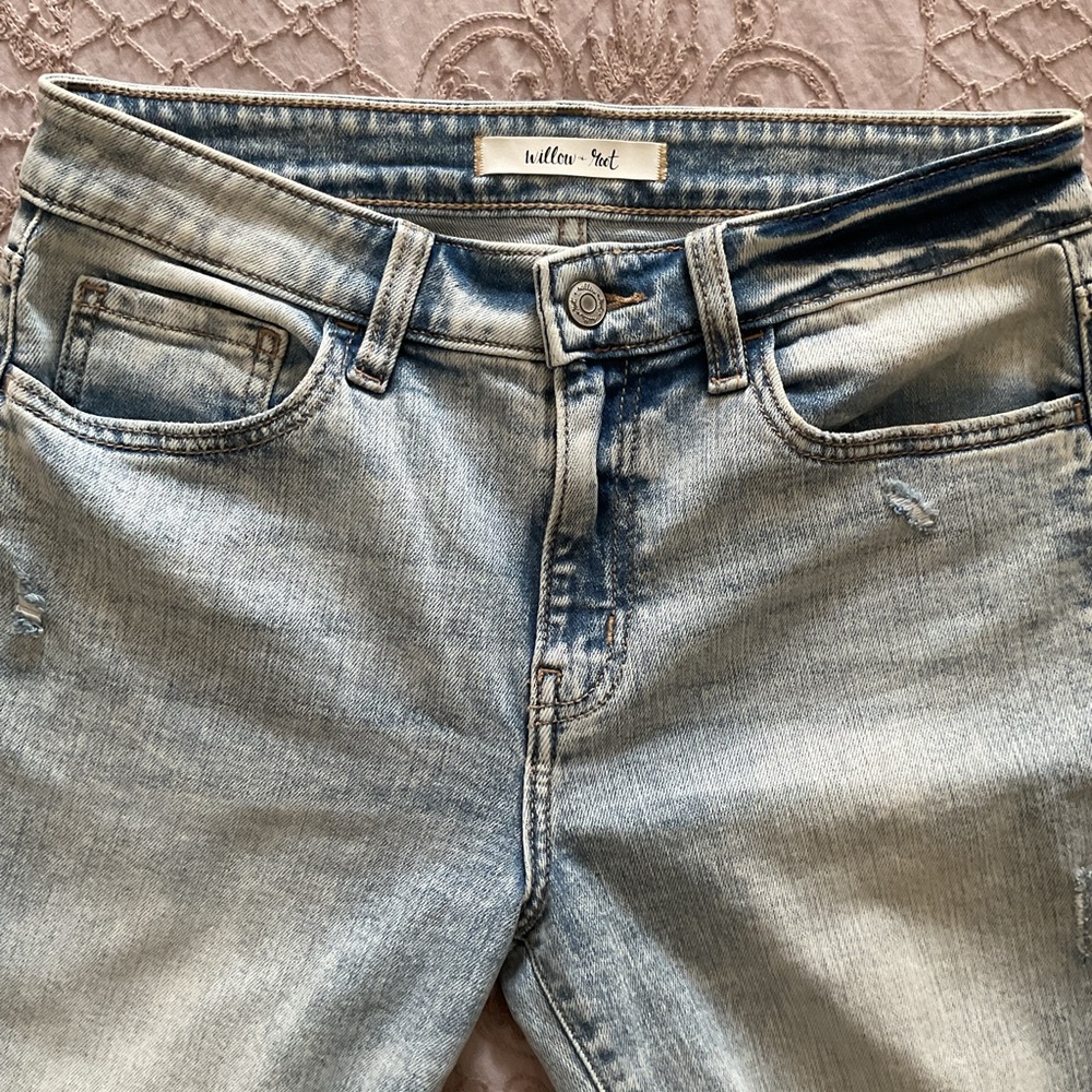 Willow Men's Faded Denim Slim Jeans